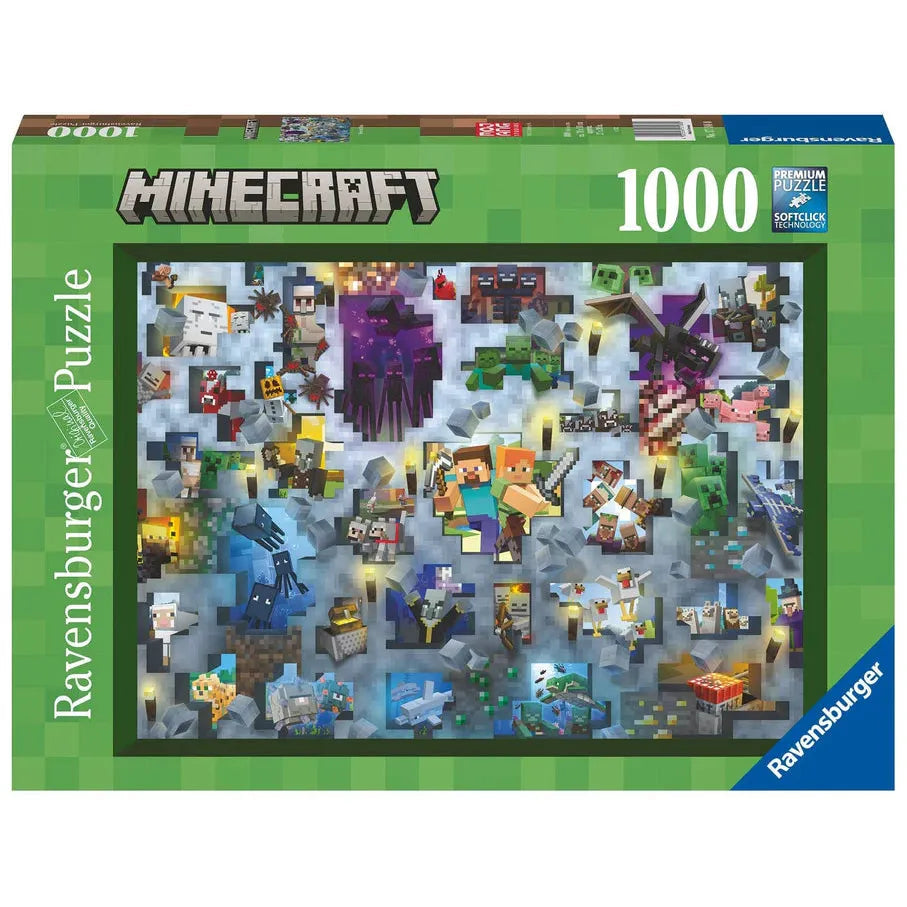 Ravensburger 1000pc Minecraft Challenge Puzzle - JB Hi-Fi