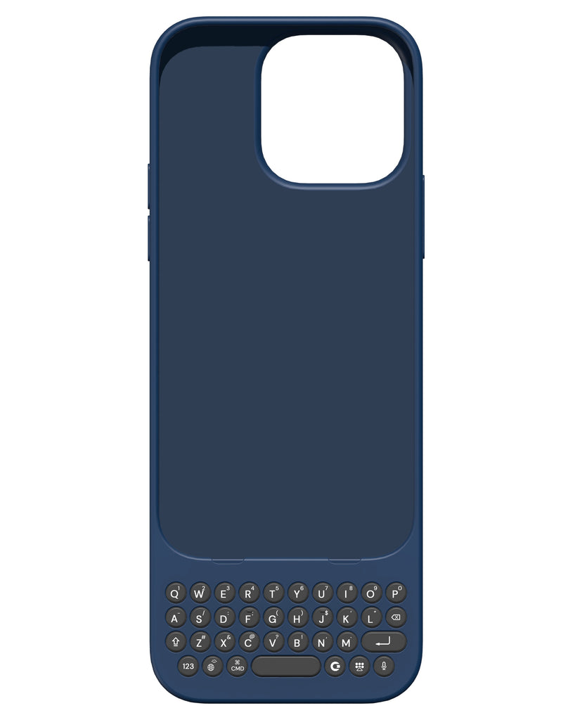 Clicks Keyboard for iPhone 15 Pro Max (Royal Ink) - JB Hi-Fi
