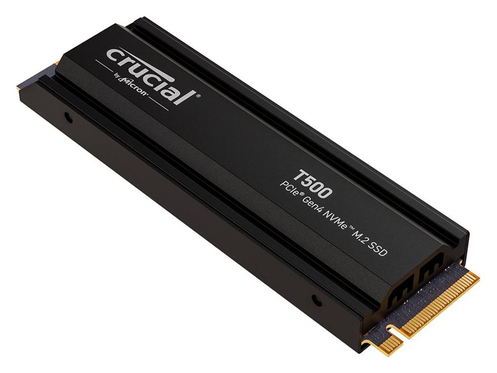Crucial T500 1TB PCIe Gen4 NVMe SSD with Heatsink - JB Hi-Fi