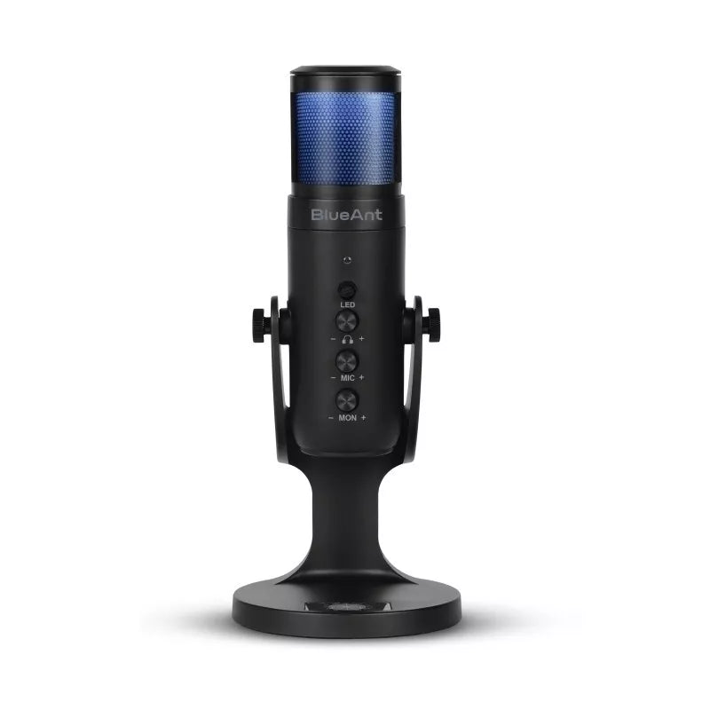 BlueAnt StreamX USB Microphone with LED Lights JB Hi-Fi