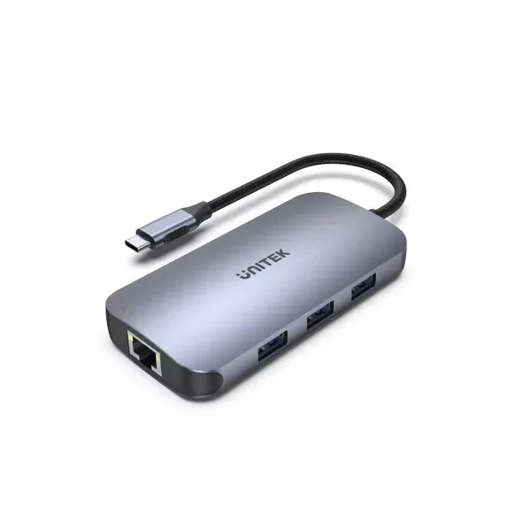 Unitek D1071A uHUB N9+ 9in1 USBC Hub with HDMI, 100W Power