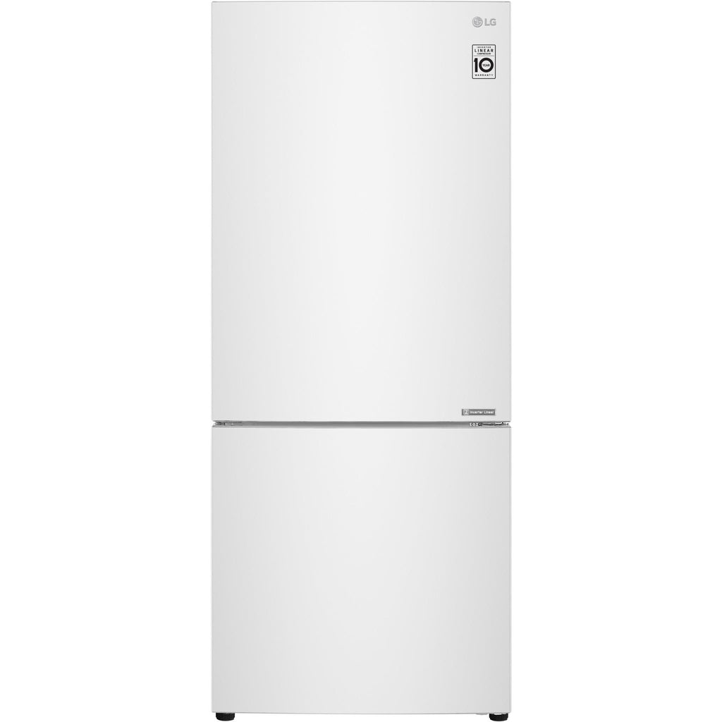 LG GB455WL 420L Bottom Mount Fridge (White) JB HiFi