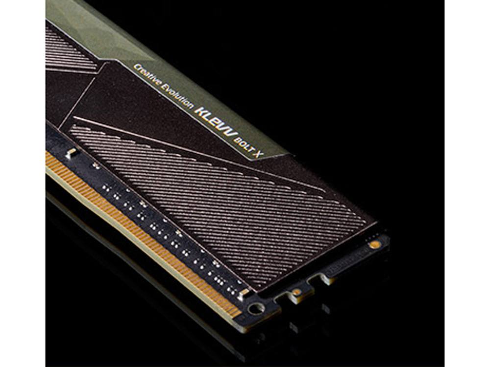 KLEVV Bolt X 32GB (2 x 16GB) DDR4 3200MHz CL16 Desktop RAM – Black