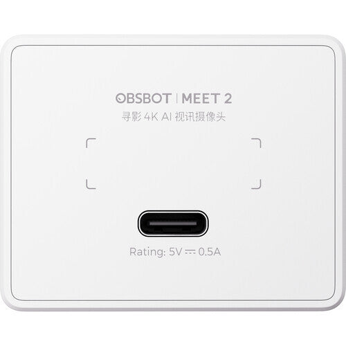 OBSBOT Meet 2 4K Webcam (Cloud White) - JB Hi-Fi
