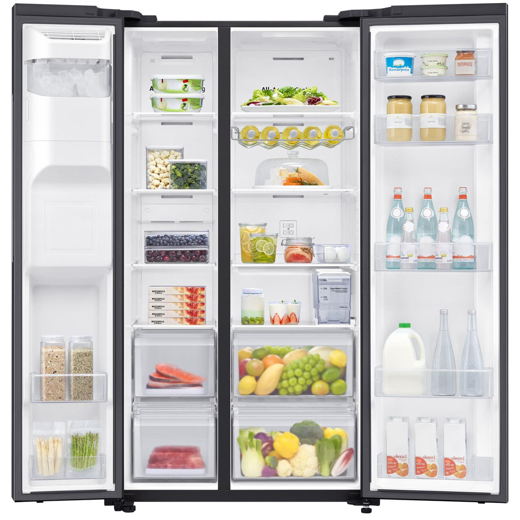 Samsung SRS673DMB 635L Side by Side Fridge (Matte Black) JB HiFi