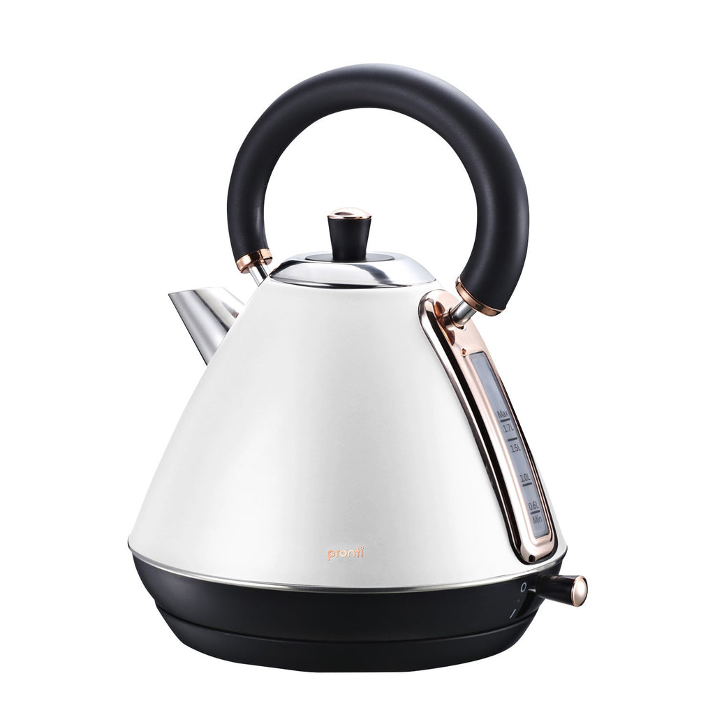 Pronti Rose Trim Collection Toaster Kettle Stainless Steel