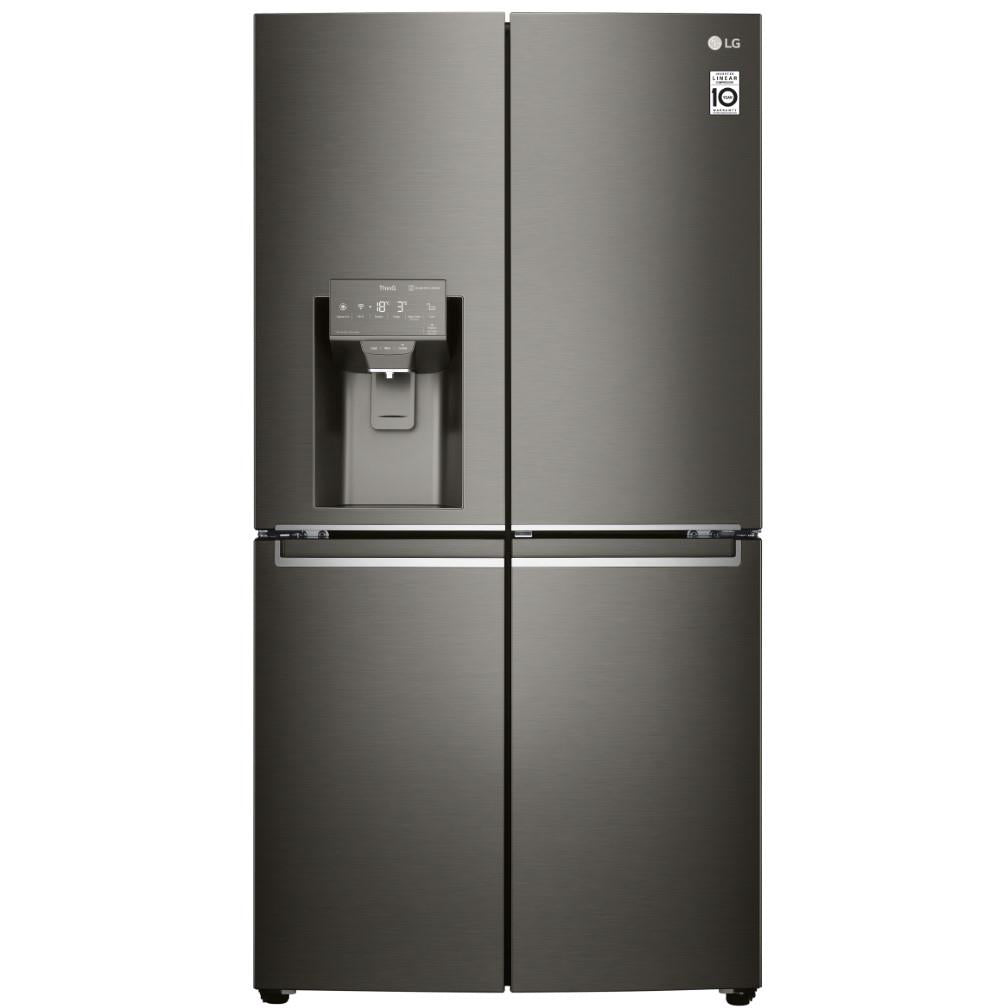 LG GFD706BSL 637L French Door Fridge (Black Stainless) JB HiFi