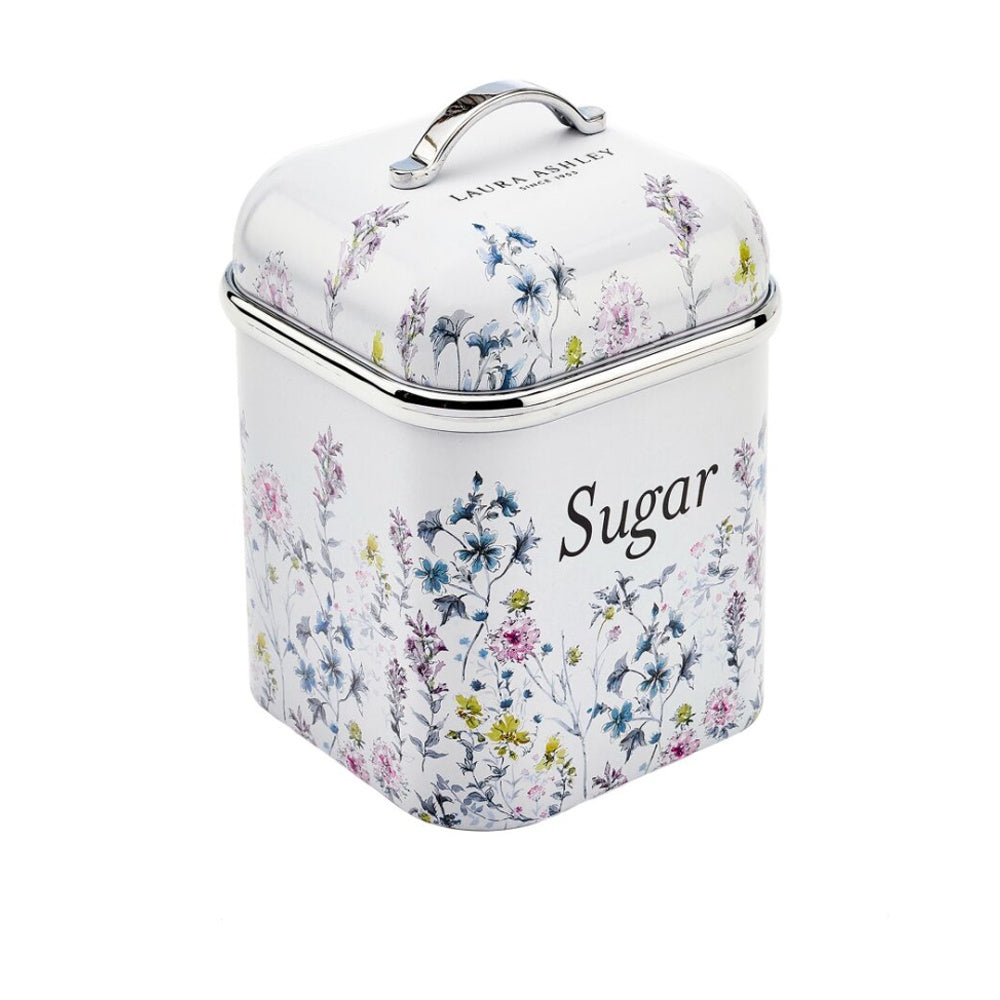 Laura Ashley 3pc Elveden Tea Coffee Sugar Canister Set Wild Meadow