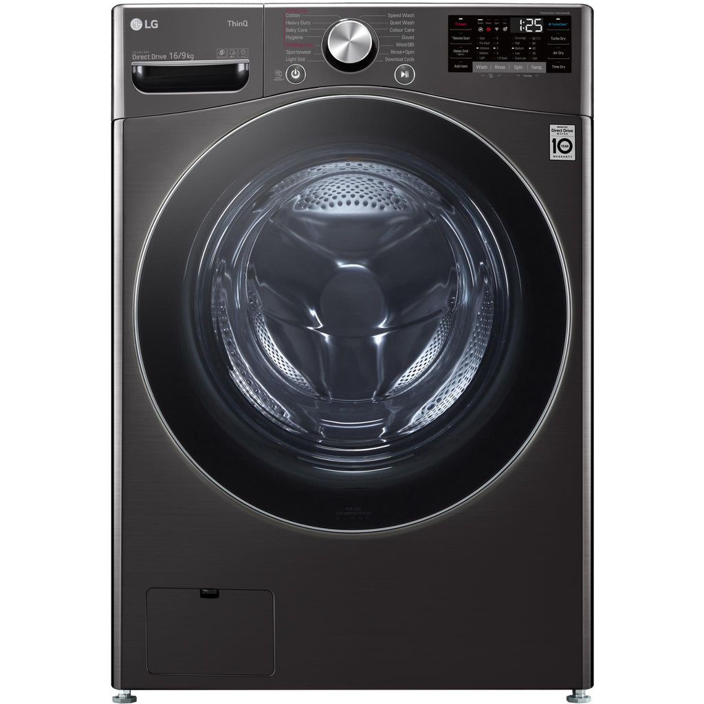 LG WXLC1116B 16/9kg Front Load Washer & Dryer Combo JB HiFi
