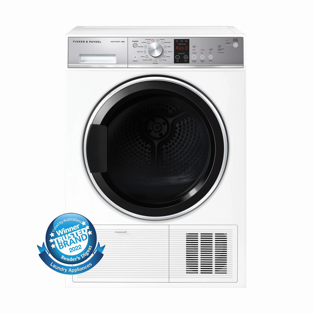 Fisher & Paykel DH9060P2 9kg Heat Pump Dryer (White) JB HiFi