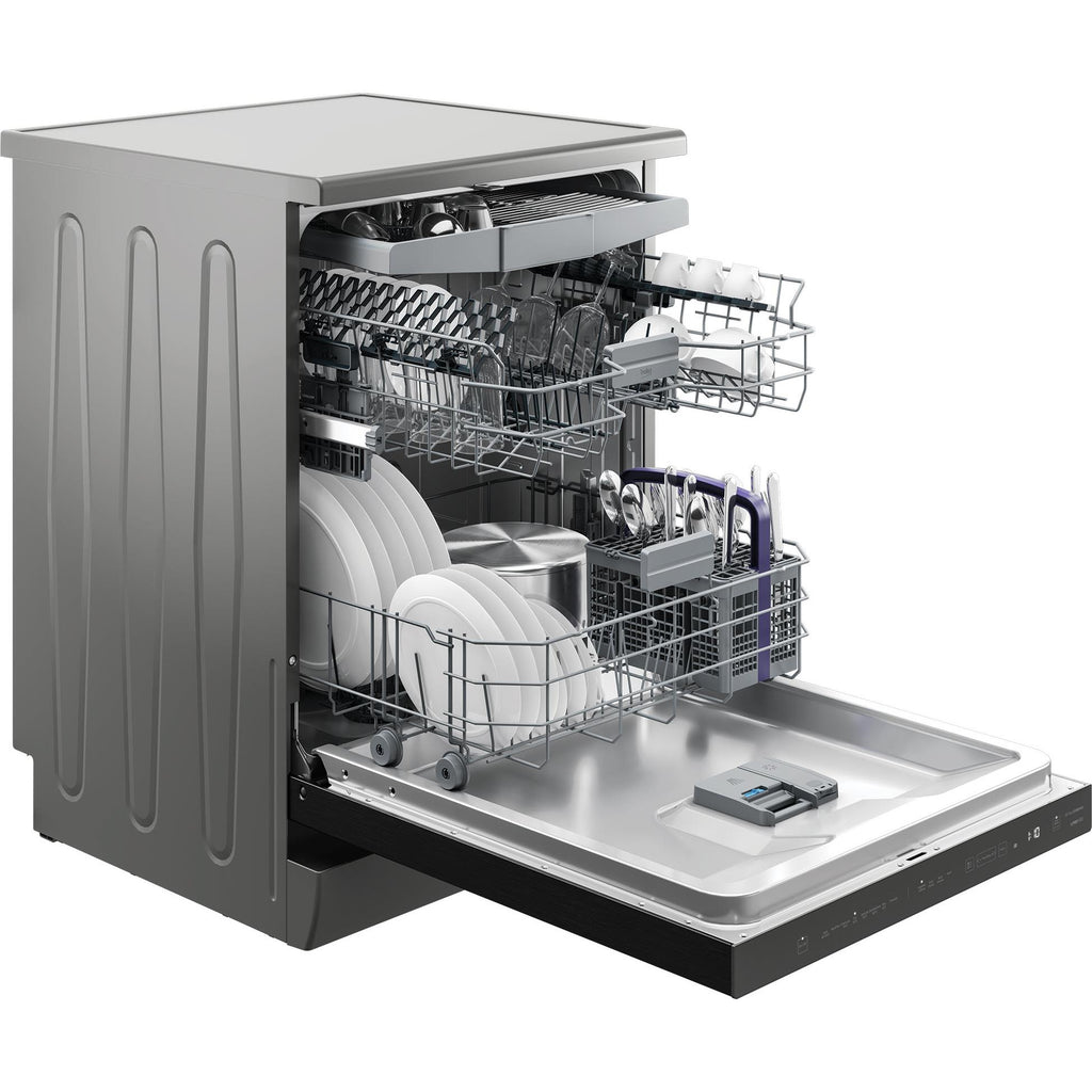 Beko BDF1640DX 16Place Setting Freestanding Dishwasher (Dark Stainless