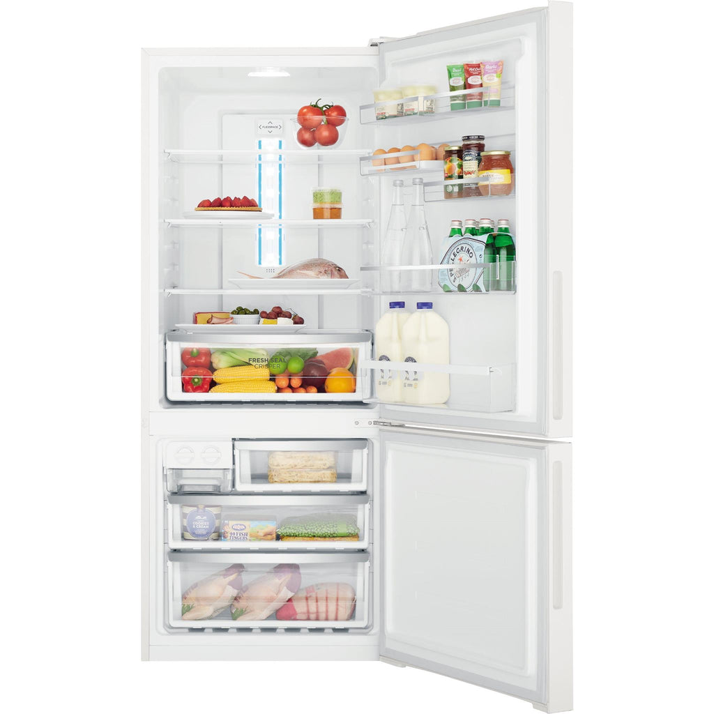 Westinghouse WBE4302WCR 425L Bottom Mount Fridge (White) [Right] JB