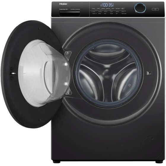Haier HWF85ANB1 8.5kg Front Load Washing Machine (Graphite) JB HiFi
