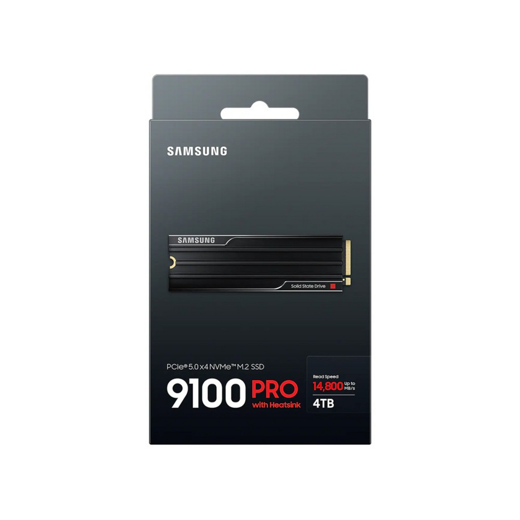 Samsung 9100 PRO 4TB PCIe Gen5 NVMe M.2 SSD with Heatsink - JB Hi-Fi