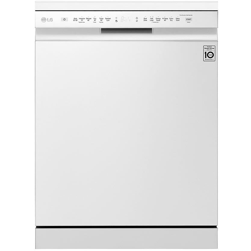 LG XD5B14WH QuadWash 14Place Setting Freestanding Dishwasher (White