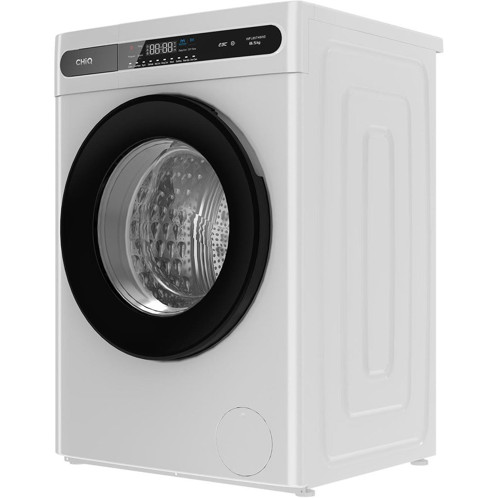 ChiQ WFL85T48W2 8.5kg Front Load Washing Machine (White) JB HiFi