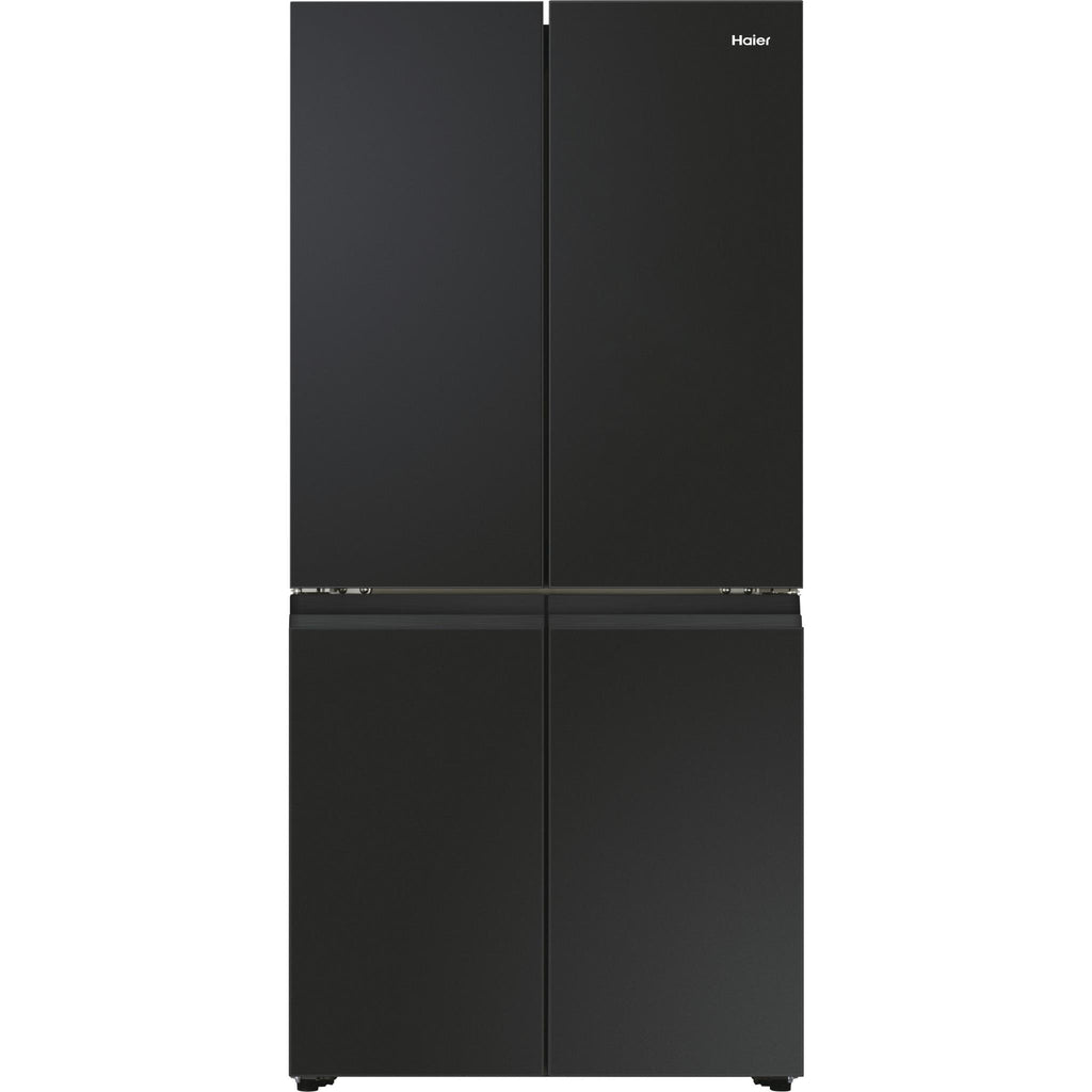 Haier HRF530YC 463L Quad Door Fridge (Black) JB HiFi