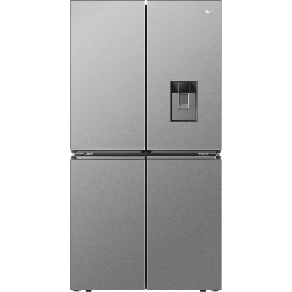Haier HRF680YPS 623L Quad Door Fridge with Ice & Water (Satina) JB HiFi