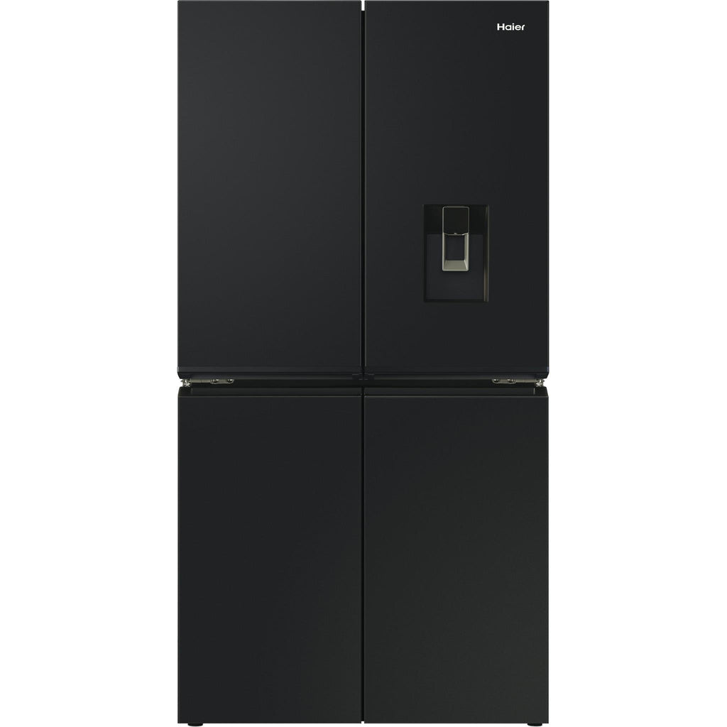 Haier HRF680YPC 623L Quad Door Fridge with Ice & Water (Black) JB HiFi