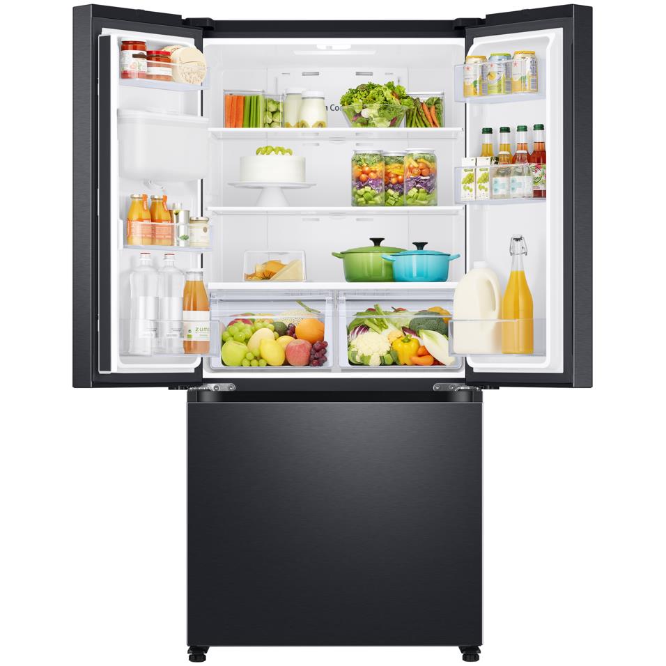 Samsung SRF5300BD 495L French Door Fridge (Matte Black) JB HiFi