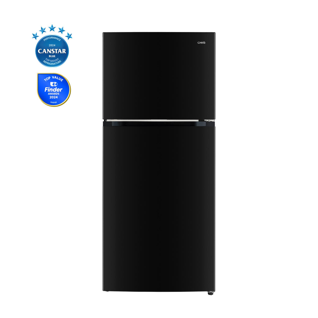 CHiQ 410L Top Mount Fridge (Black) CTM407NB3 - JB Hi-Fi