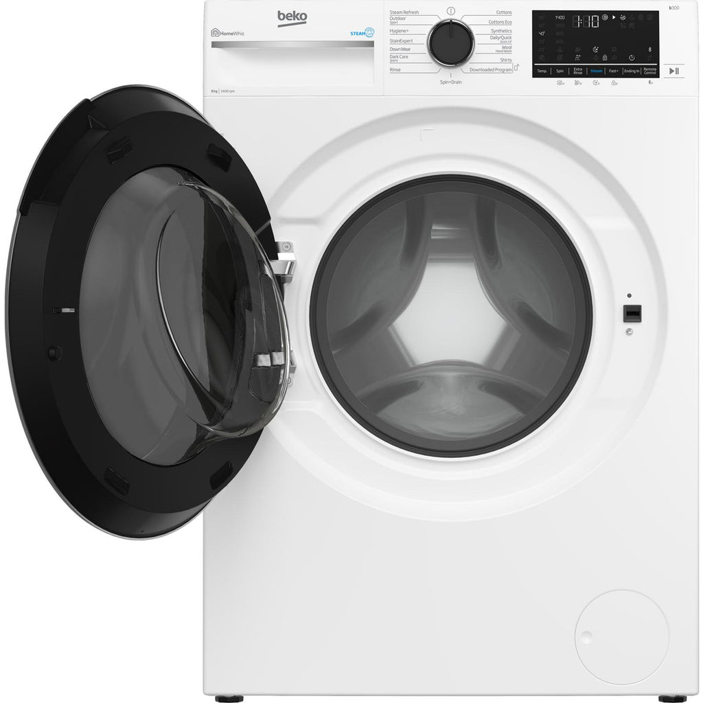 Beko BFLB8020W 8kg Front Load Washing Machine with Steam JB HiFi