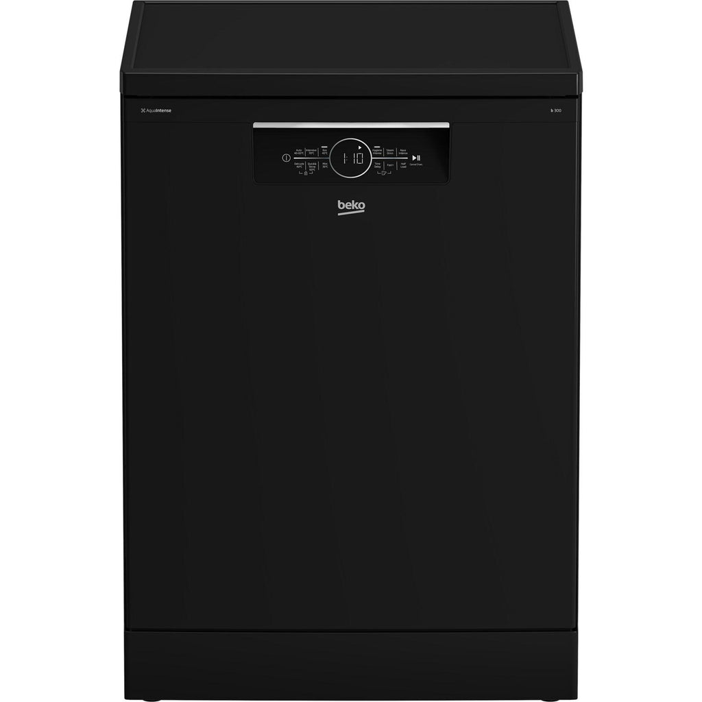 Beko BDFB1630B 16 Place Setting Freestanding Dishwasher (Glossy Black