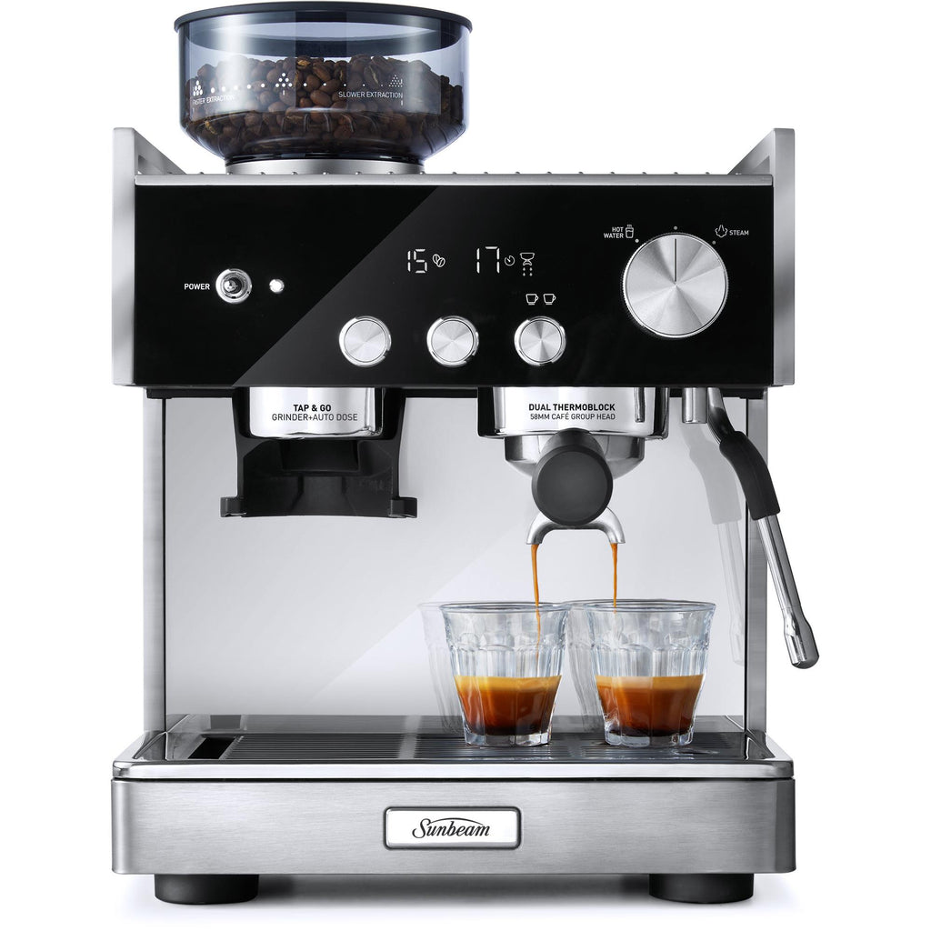 Sunbeam Origins Dual Thermoblock Espresso Manual Coffee Machine JB HiFi
