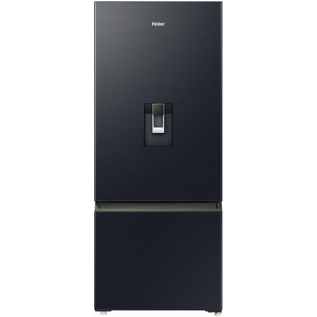 Haier HRF420BHC 420L Bottom Mount Fridge with Water (Black) JB HiFi