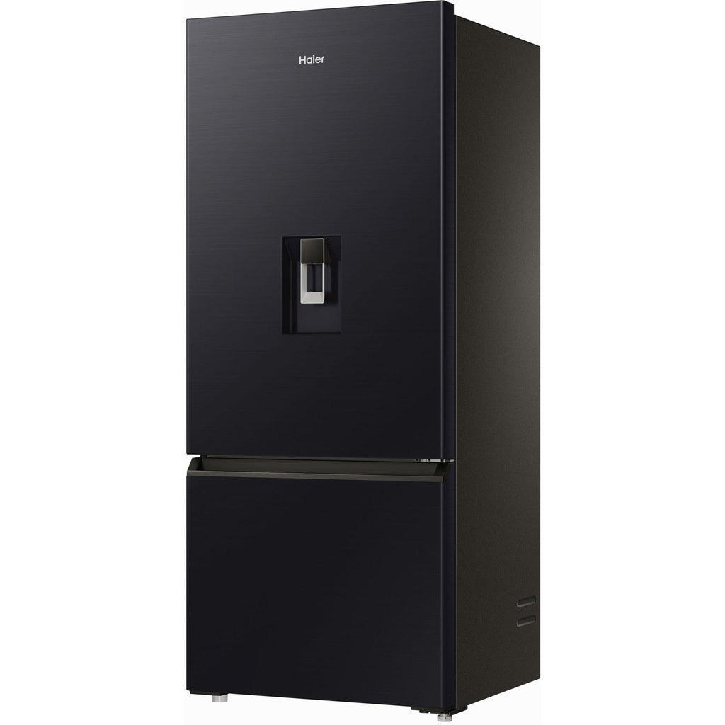 Haier HRF420BHC 420L Bottom Mount Fridge with Water (Black) JB HiFi