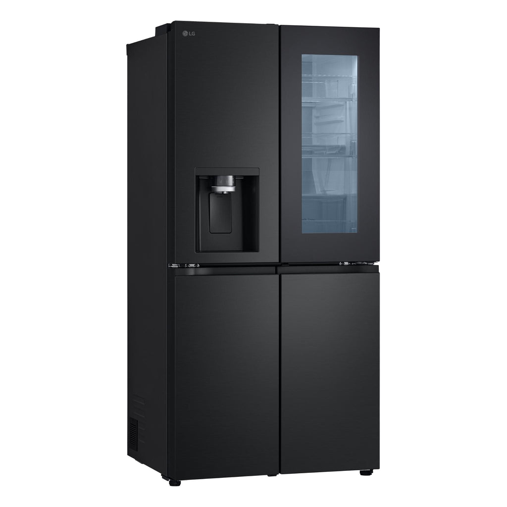 LG GFV500MBLC 508L Slim French Door Fridge (Matte Black) JB HiFi