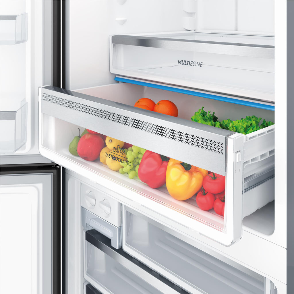 Electrolux EBE5007BDL 496L Bottom Mount Fridge (Matte Black) [Left