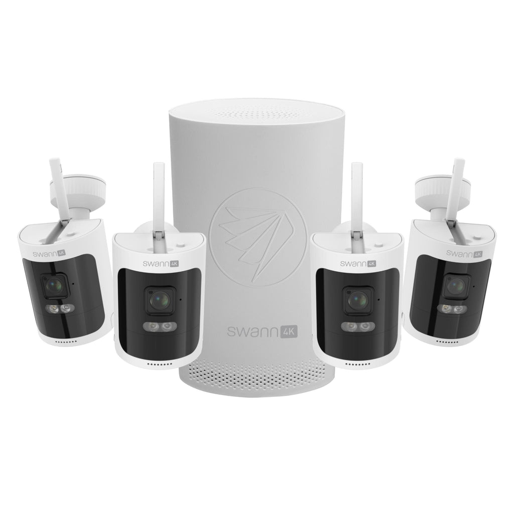 Swann AllSecure4K Wireless Security System (4 Pack) JB HiFi