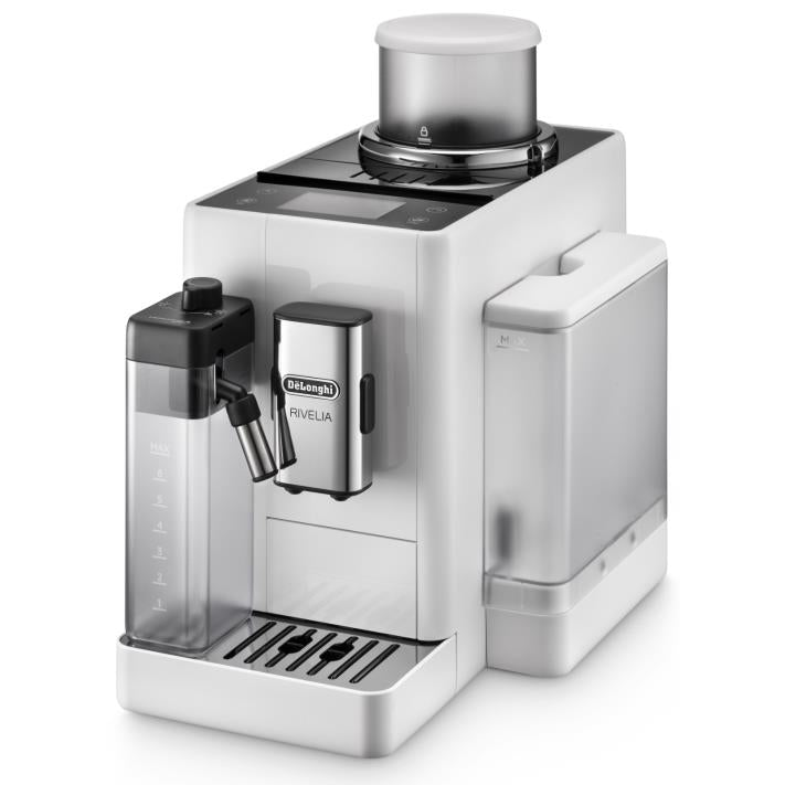 De'Longhi Rivelia Fully Automatic Coffee Machine (Arctic White) JB HiFi