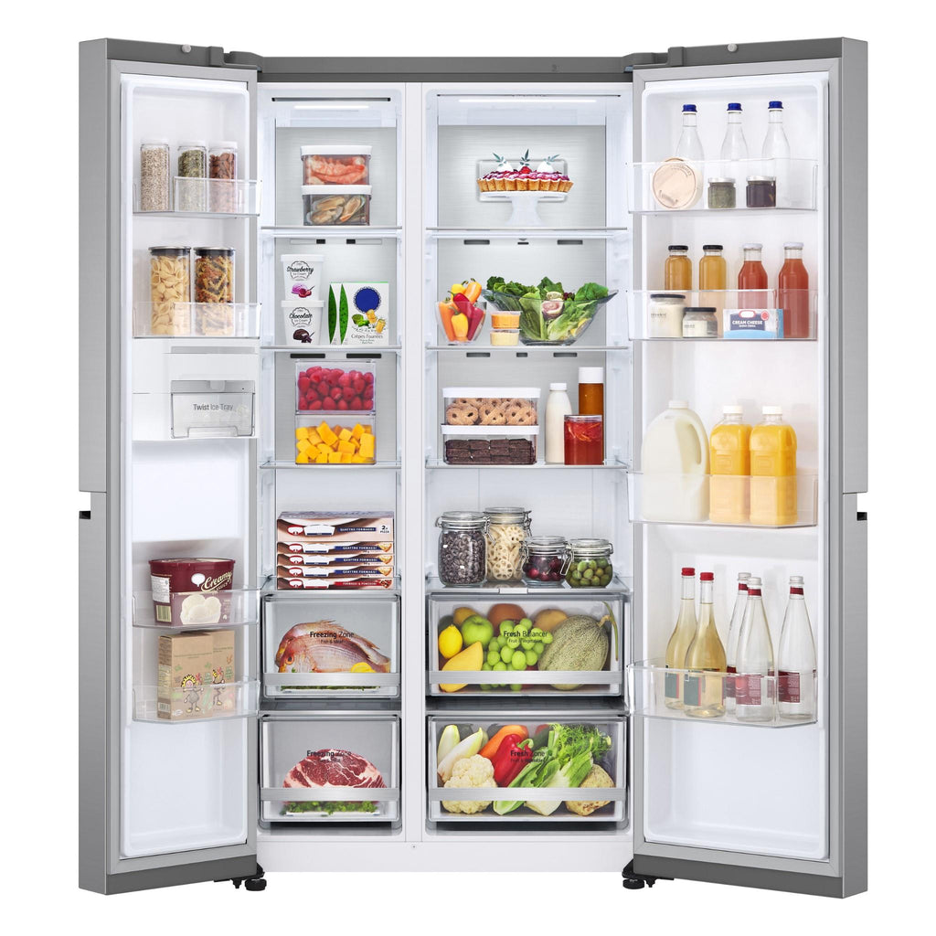 LG GSB600PL 655L Basic SidebySide Fridge (Stainless steel) JB HiFi