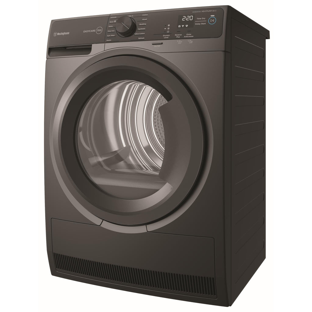Westinghouse WDH904N7SA 9kg EasyCare 700 series heat pump dryer. JB HiFi