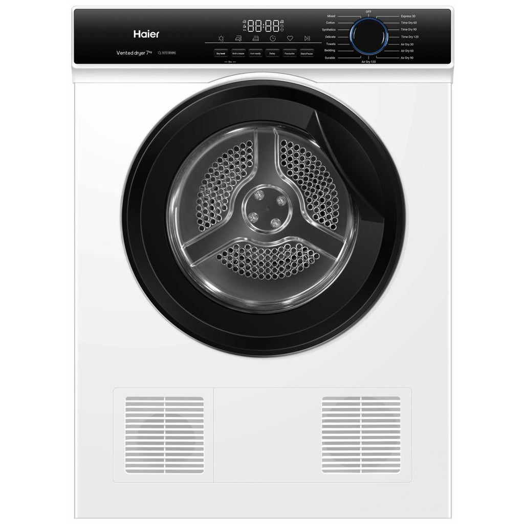 Haier HDV70AWW1 7kg Sensor Vented Dryer JB HiFi