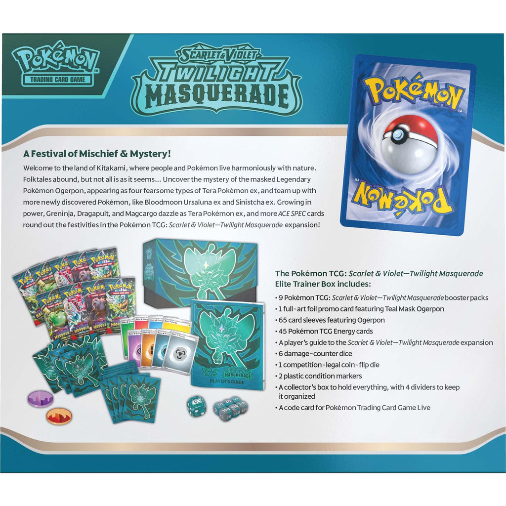 Pokemon Trading Card Game Scarlet & Violet Twilight Masquerade Elite