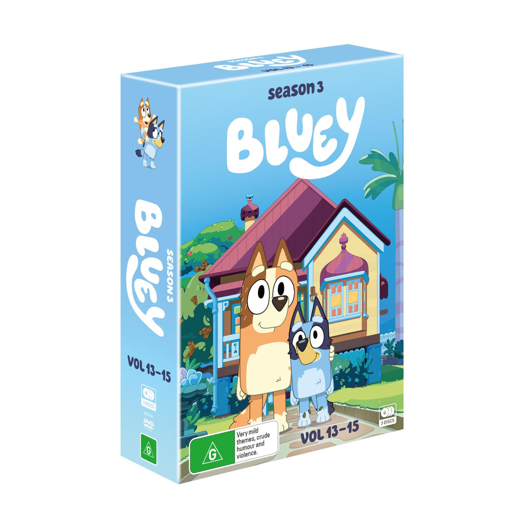 Bluey - Season 3 Part 1 (Vol 13-15) - JB Hi-Fi
