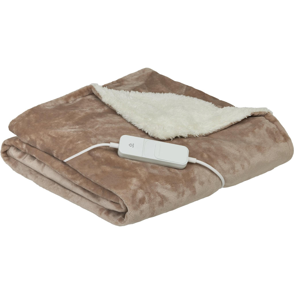 Homedics Heated Throw Blanket (Cream) JB HiFi