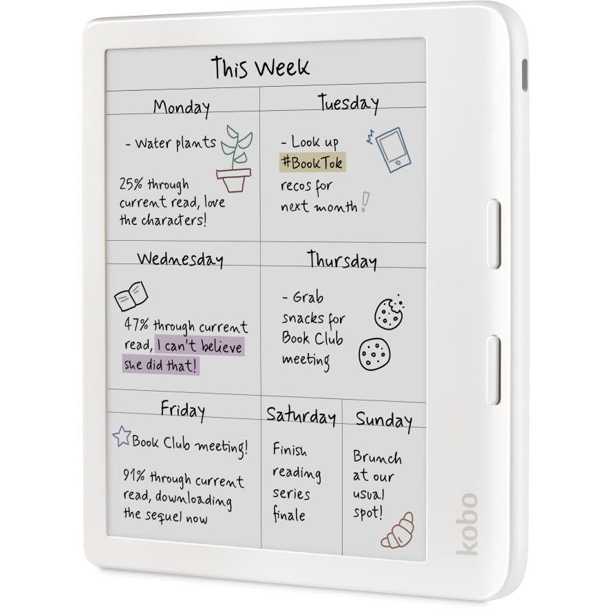 Kobo Libra Colour (White) - JB Hi-Fi