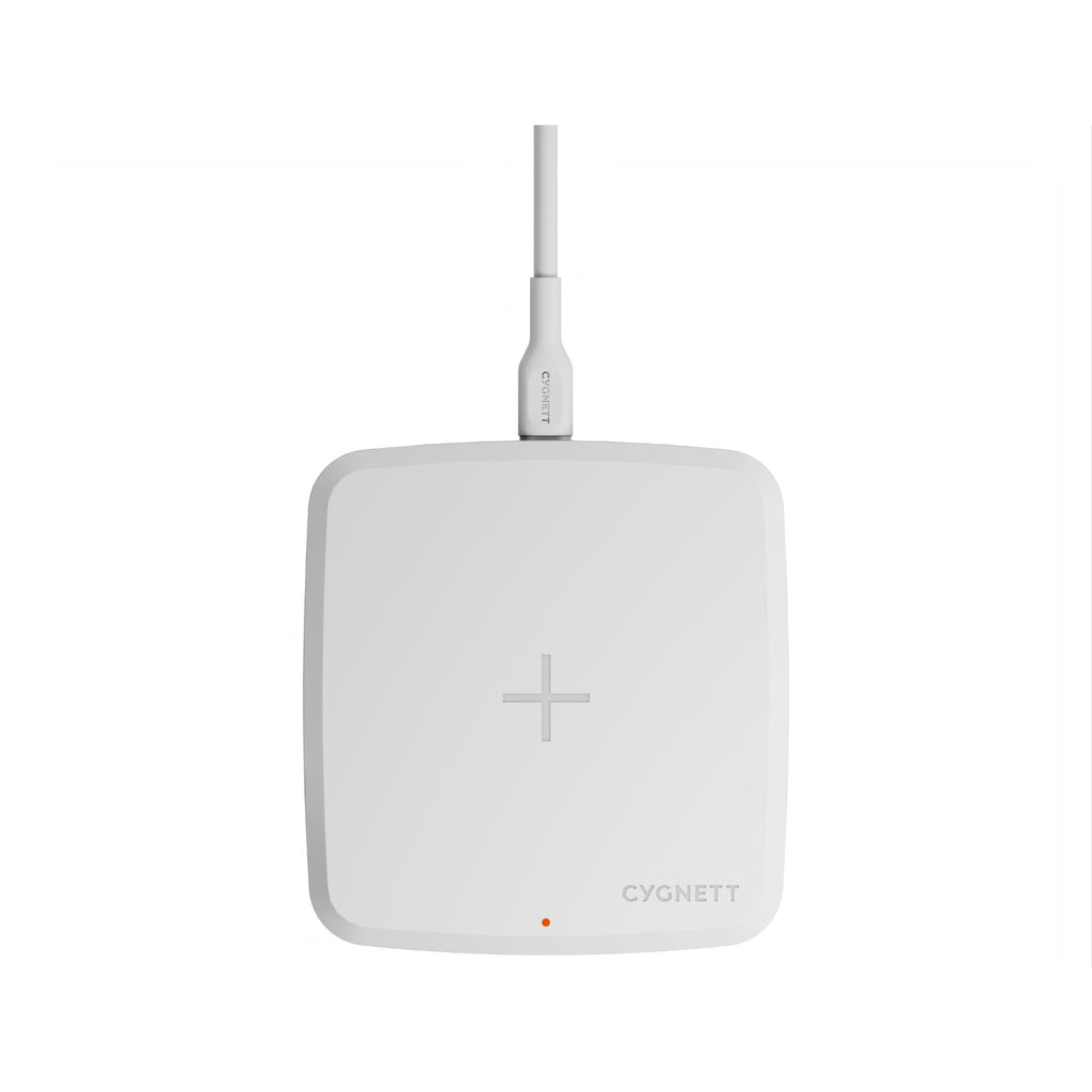 Cygnett ChargeBase 15W Wireless Phone Charger (White) JB Hi-Fi