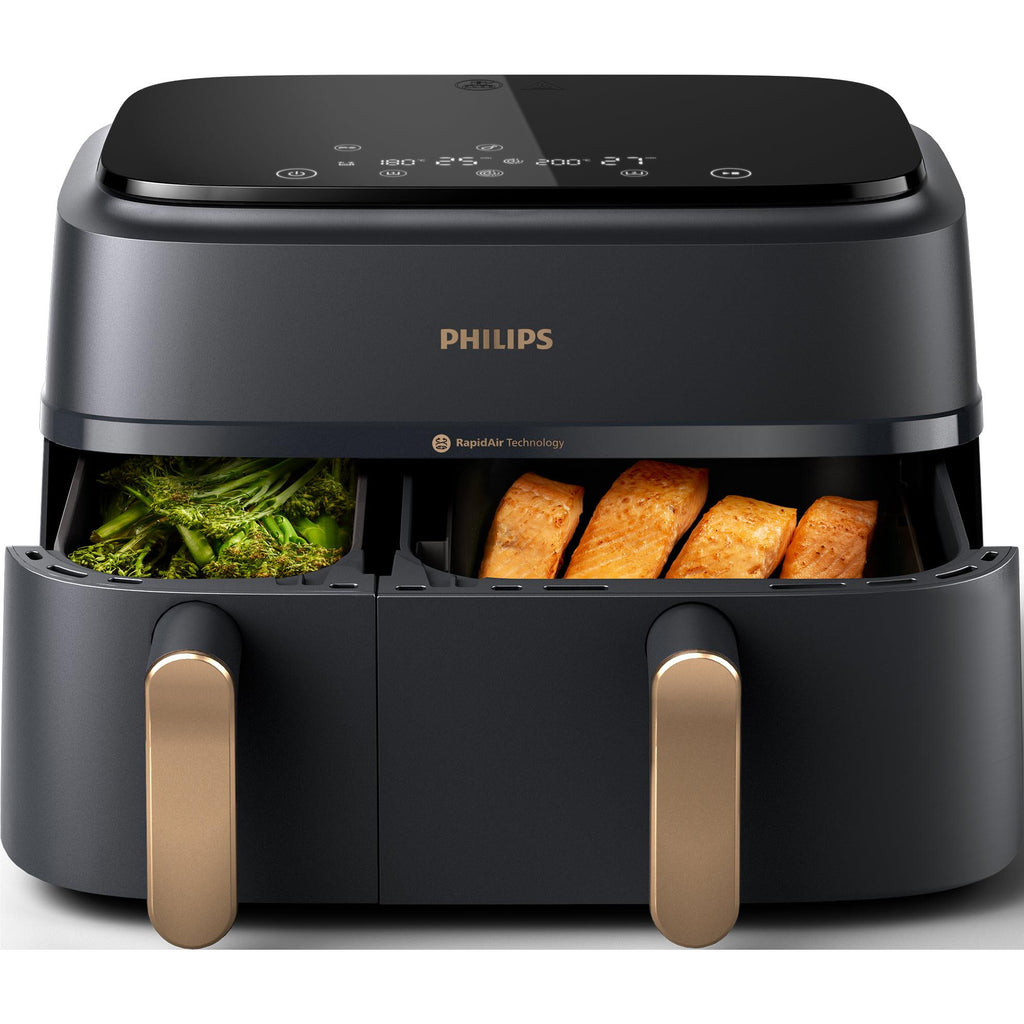 Philips 3000 Series Dual Basket 9L Air Fryer XXL (Grey) JB HiFi