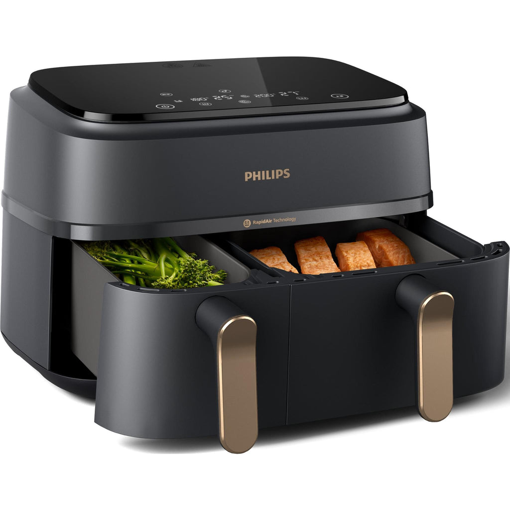 Philips 3000 Series Dual Basket 9L Air Fryer XXL (Grey) JB HiFi