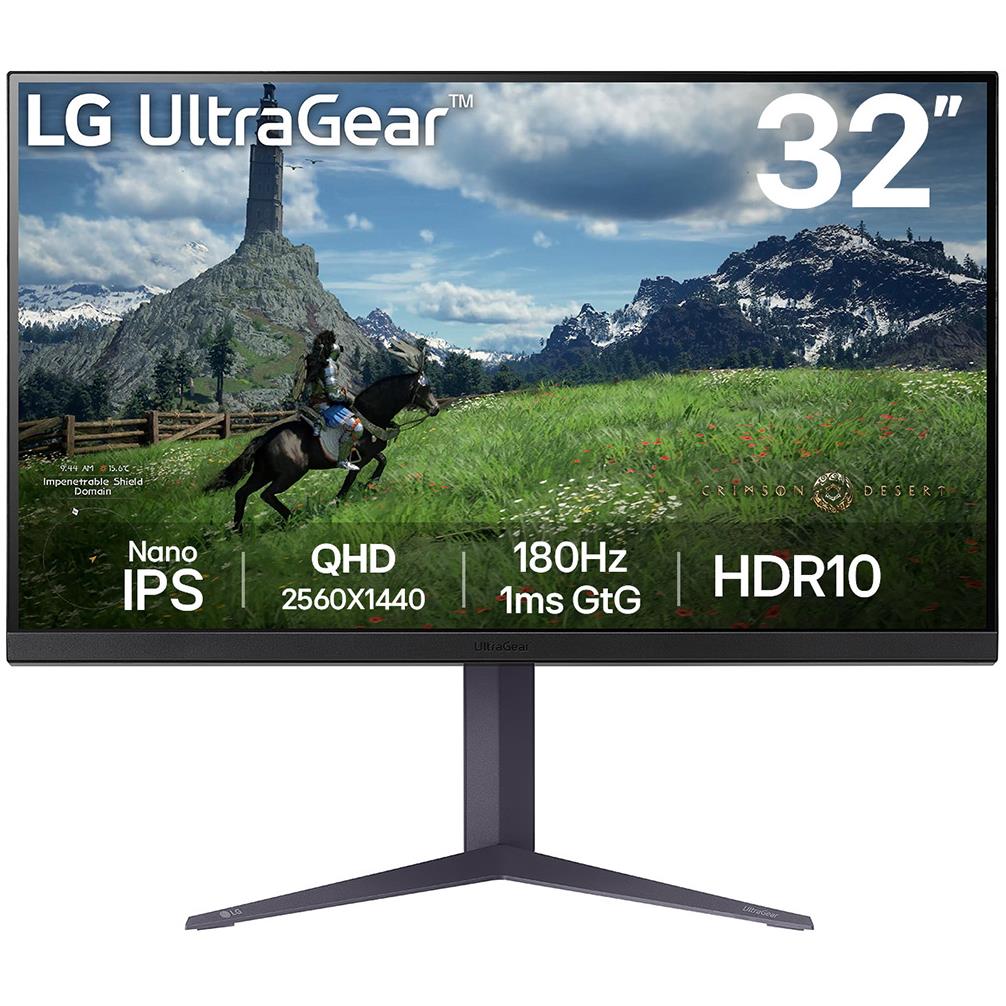 32 Inch 1440p 144hz Lg LG 32GS85Q-B 32