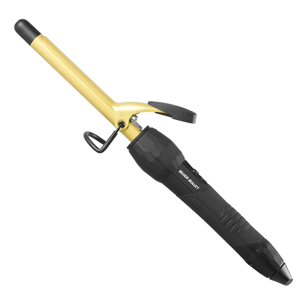 Silver Bullet Fastlane Ceramic Curling Iron Gold 16mm JB HiFi