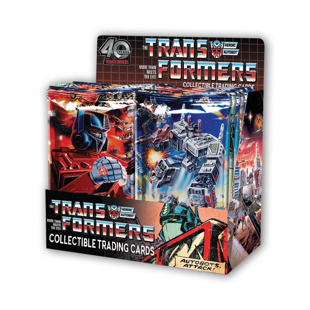 Transformers 40th Anniversary Trading Cards Display Box 24 Count JB