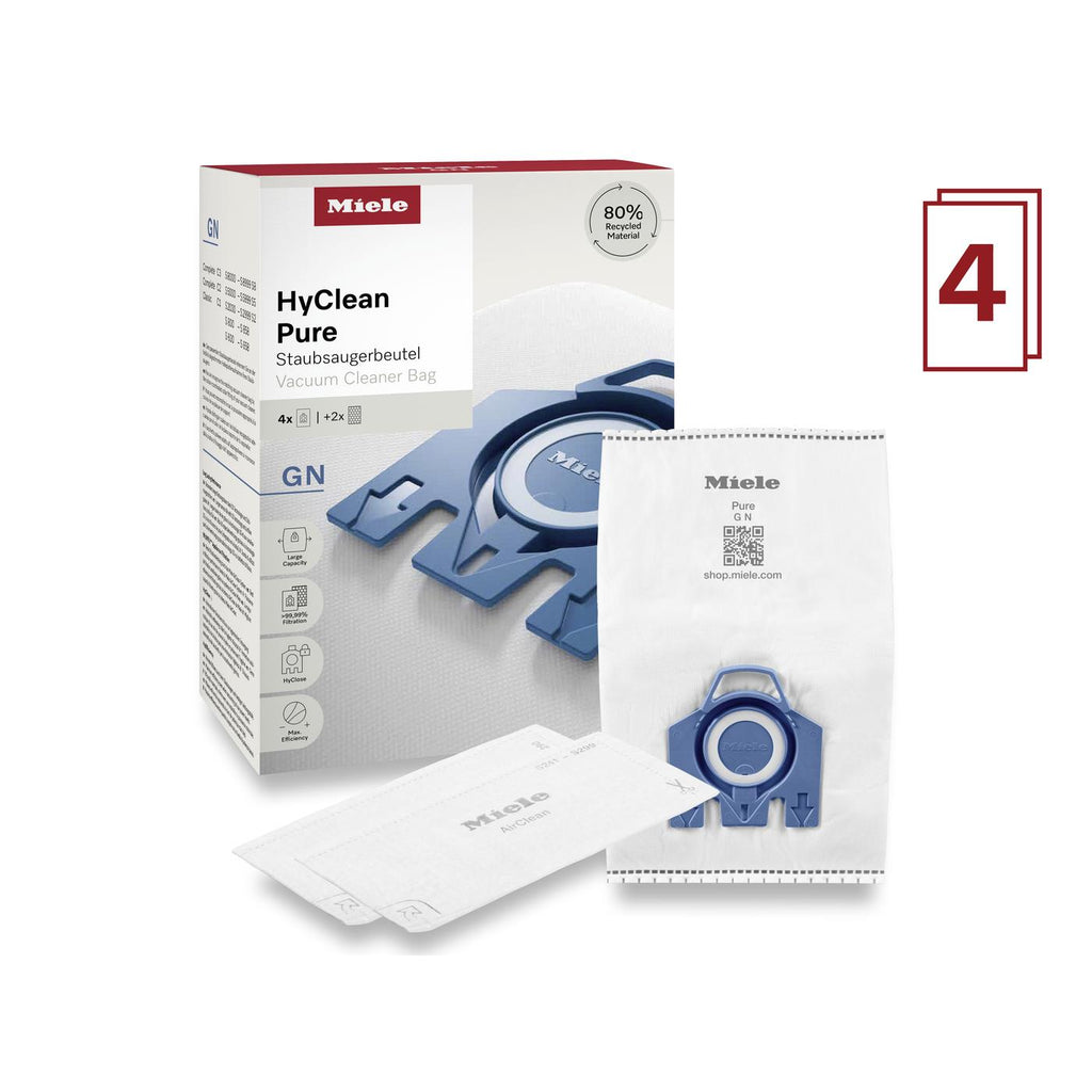 Miele GN HyClean Pure Dustbags (4 Pack) JB HiFi