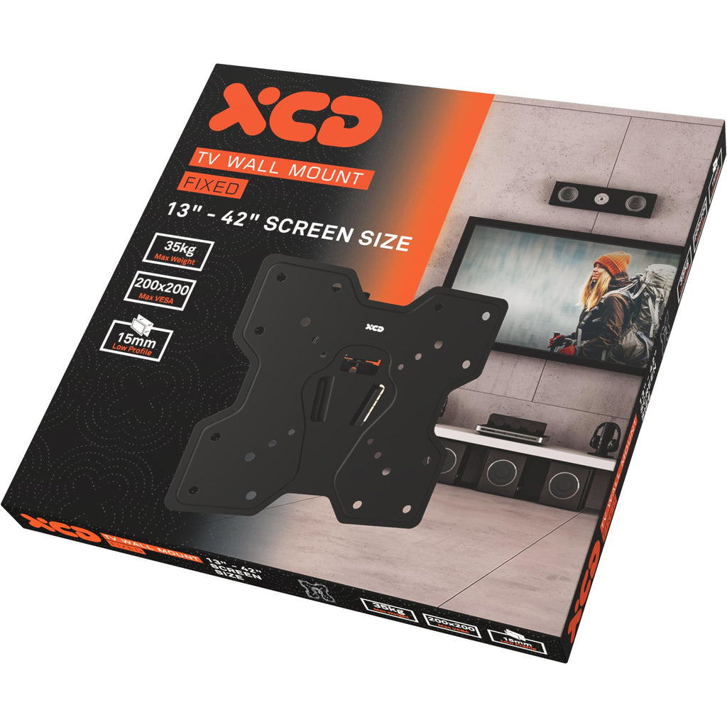 XCD Fixed TV Wall Mount (13-42") - JB Hi-Fi