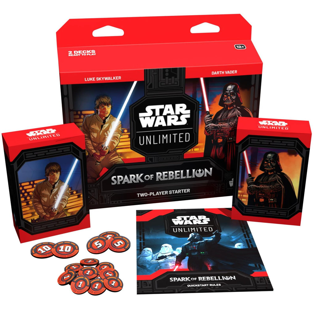 Star Wars Unlimited Trading Card Game Spark Of Rebellion TwoPlayer
